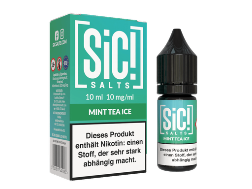 [SINSL10MT-10] SiC! Salts - Mint Tea Ice - Nikotinsalz Liquid 10 mg/ml