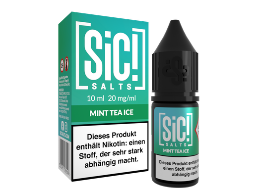 [SINSL10MT-20-H] SiC! Salts - Mint Tea Ice - Nikotinsalz Liquid 20 mg/ml 5er Packung