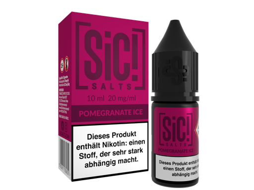 [SINSL10PC-20-H] SiC! Salts - Pomegranate Ice - Nikotinsalz Liquid 20 mg/ml 5er Packung