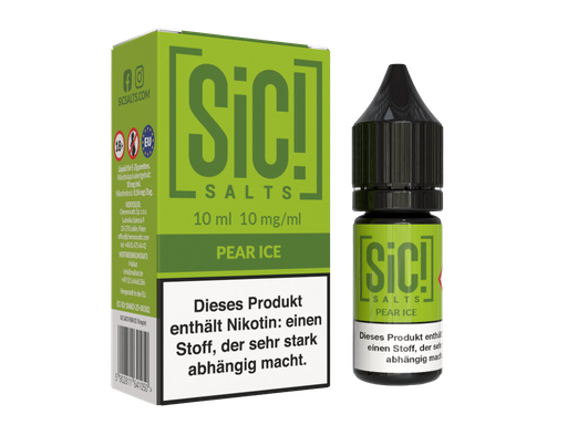 [SINSL10PI-10] SiC! Salts - Pear Ice - Nikotinsalz Liquid 10 mg/ml