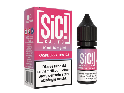 [SINSL10RT-10] SiC! Salts - Raspberry Tea Ice - Nikotinsalz Liquid 10 mg/ml