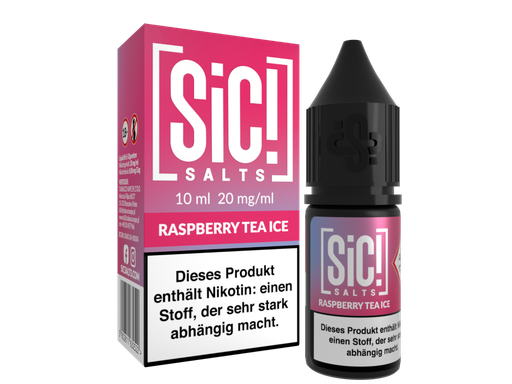 [SINSL10RT-20-H] SiC! Salts - Raspberry Tea Ice - Nikotinsalz Liquid 20 mg/ml 5er Packung