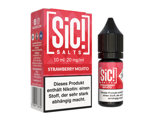[SINSL10SM-20] SiC! Salts - Strawberry Mojito - Nikotinsalz Liquid 20 mg/ml
