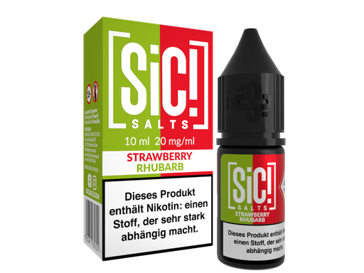 [SINSL10SR-20] SiC! Salts - Strawberry Rhubarb - Nikotinsalz Liquid 20 mg/ml