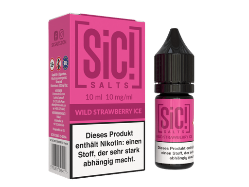 [SINSL10WI-10] SiC! Salts - Wild Strawberry Ice - Nikotinsalz Liquid 10 mg/ml