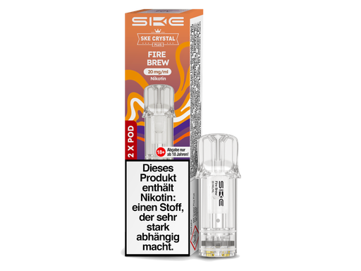 [SKEEWCP20-FB] SKE - Crystal Plus Pod Fire Brew 20 mg/ml (2 Stück pro Packung)