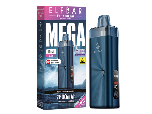 [EB100EXM-15] Elfbar - Elfx Mega E-Zigaretten Set Navy