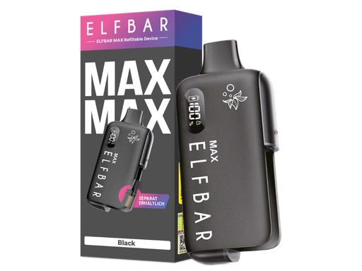 [EB100MX-10-H] Elfbar - Max E-Zigaretten Set Black 10er Packung
