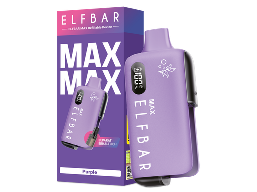[EB100MX-12-H] Elfbar - Max E-Zigaretten Set Purple 10er Packung