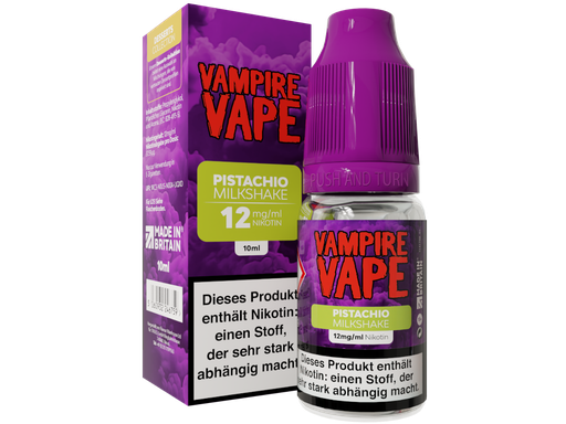 [VVL10DCP-12] Vampire Vape - Dessert Collection - Pistachio Milkshake E-Zigaretten Liquid 12 mg/ml