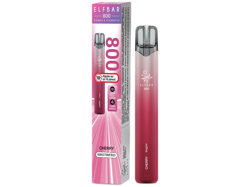 [EBEWE80-CH] Elfbar 800 Einweg E-Zigarette - Cherry 0 mg/ml
