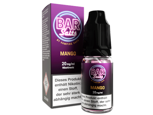 [VVNSL10BM-20-H] Vampire Vape - Bar Salts - Mango - Nikotinsalz Liquid 20 mg/ml 10er Packung