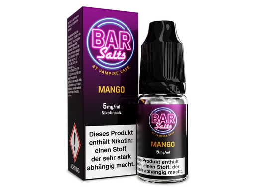[VVNSL10BM-5] Vampire Vape - Bar Salts - Mango - Nikotinsalz Liquid 5 mg/ml