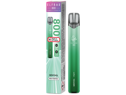 [EBEWE80-MT] Elfbar 800 Einweg E-Zigarette - Menthol 0 mg/ml