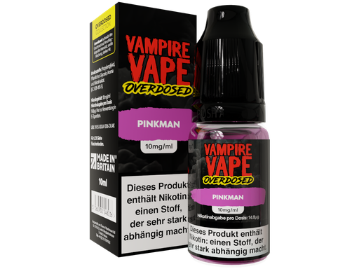 [VVNSL10OPM-10] Vampire Vape - Overdosed - Pinkman - Nikotinsalz Liquid 10 mg/ml