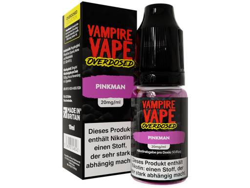 [VVNSL10OPM-20] Vampire Vape - Overdosed - Pinkman - Nikotinsalz Liquid 20 mg/ml