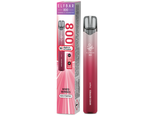 [EBEWE80-MX] Elfbar 800 Einweg E-Zigarette - Mixed Berries 0 mg/ml