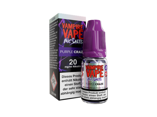 [VVNSL10PC-20] Vampire Vape - Purple Craze - Nikotinsalz Liquid 20 mg/ml