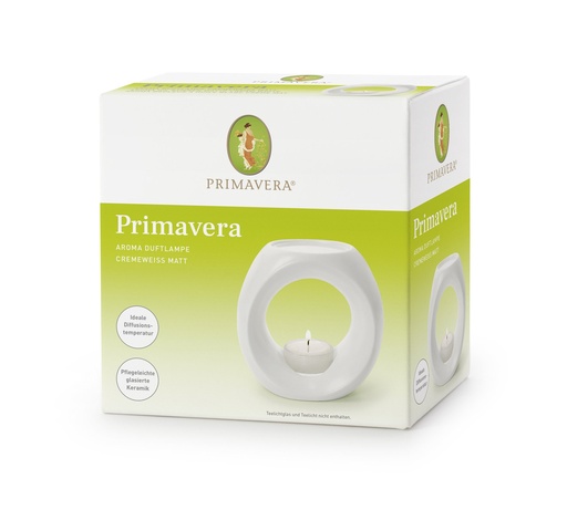 [40042] Aroma Duftlampe Primavera Cremeweiß matt