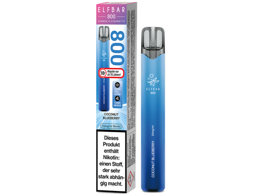 [EBEWE820-CB-K] Elfbar 800 Einweg E-Zigarette - Coconut Blueberry 20 mg/ml