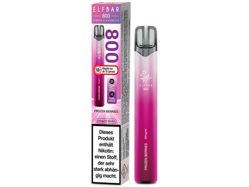 [EBEWE820-FB-K] Elfbar 800 Einweg E-Zigarette - Frozen Berries 20 mg/ml 400er Packung