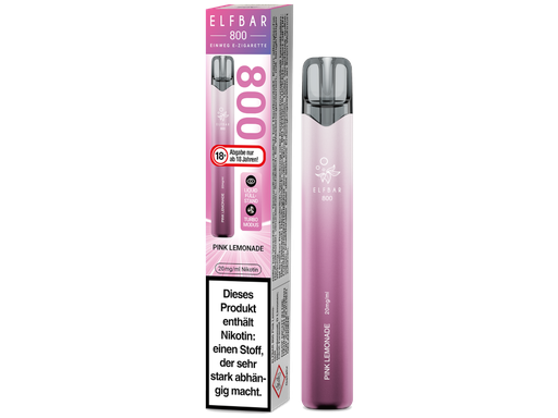 [EBEWE820-PL] Elfbar 800 Einweg E-Zigarette - Pink Lemonade 20 mg/ml
