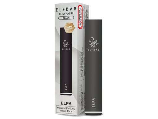 [EBEWEA-10-H] Elfbar - Elfa Akku 500 mAh schwarz 10er Packung