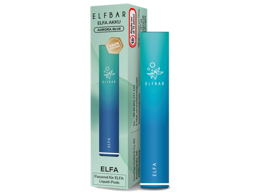 [EBEWEA-24-K] Elfbar - Elfa Akku 500 mAh Aurora Blue 200er Packung