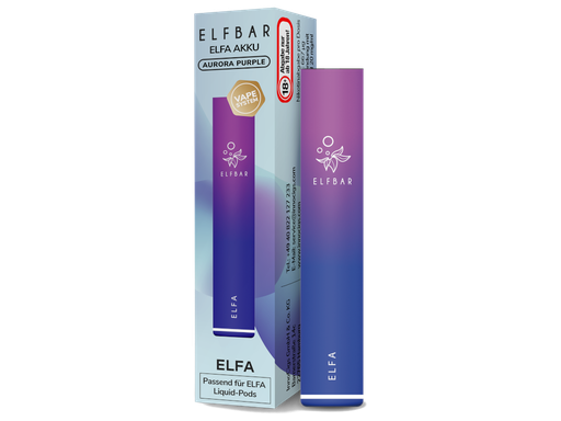 [EBEWEA-26-H] Elfbar - Elfa Akku 500 mAh Aurora Purple 10er Packung