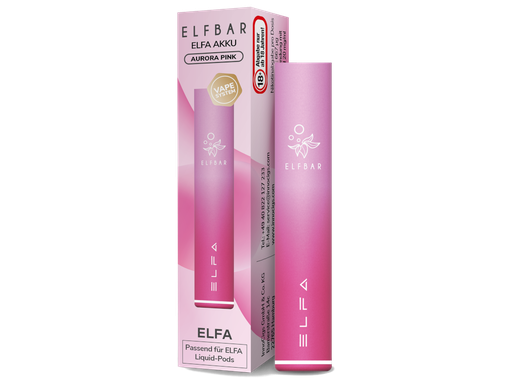 [EBEWEA-30-K] Elfbar - Elfa Akku 500 mAh Aurora Pink 200er Packung