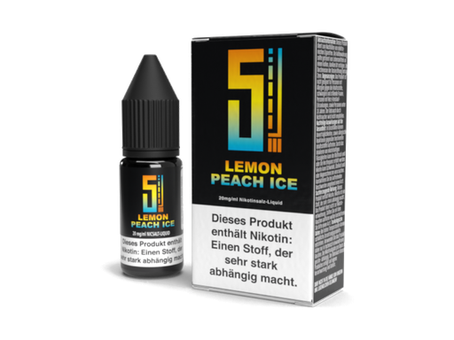 [5ELNSL10LP-20-H] 5EL - Lemon Peach Ice - Nikotinsalz Liquid 20 mg/ml 10er Packung