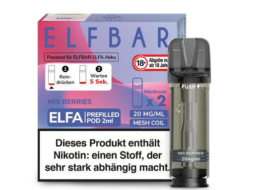 [EBEWEP-77] Elfbar - Elfa Pod Mix Berries 20 mg/ml (2 Stück pro Packung)