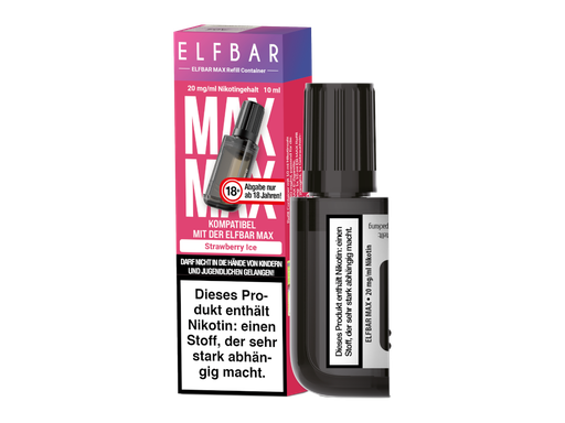 [EBMXR20-SI] Elfbar - Max Refill Container - Strawberry Ice 20 mg/ml