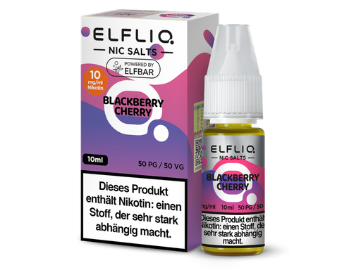 [EQNSL10BC-10] ELFLIQ - Blackberry Cherry - Nikotinsalz Liquid 10 mg/ml