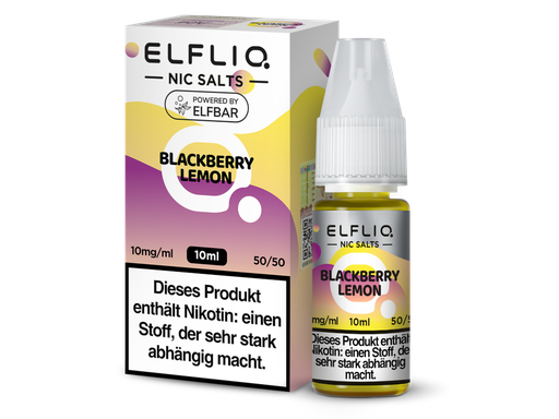 [EQNSL10BE-10-H] ELFLIQ - Blackberry Lemon - Nikotinsalz Liquid 10 mg/ml 10er Packung