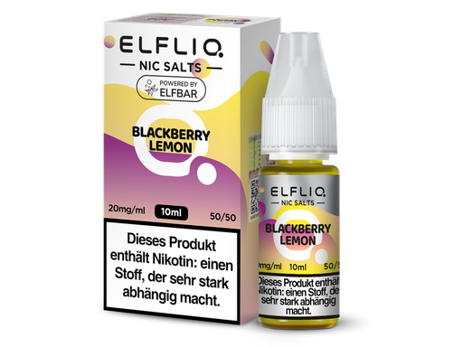 [EQNSL10BE-20] ELFLIQ - Blackberry Lemon - Nikotinsalz Liquid 20 mg/ml