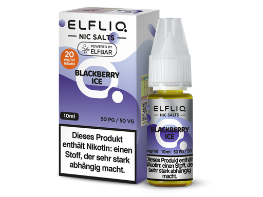 [EQNSL10BI-20] ELFLIQ - Blackberry Ice - Nikotinsalz Liquid 20 mg/ml
